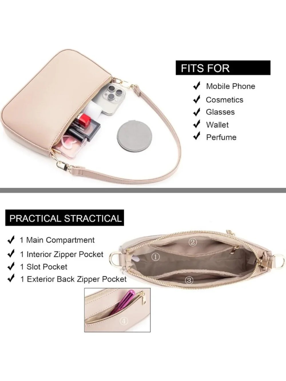 Retro Hobo Shoulder Bag for Women | Stylish Crossbody Handbag & Purse